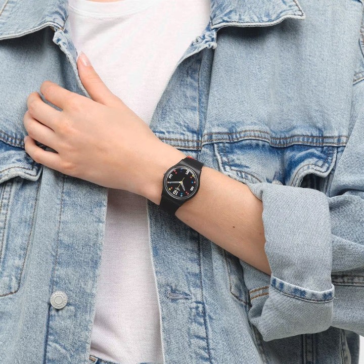 Obrázok z Swatch Black Carousel Squares