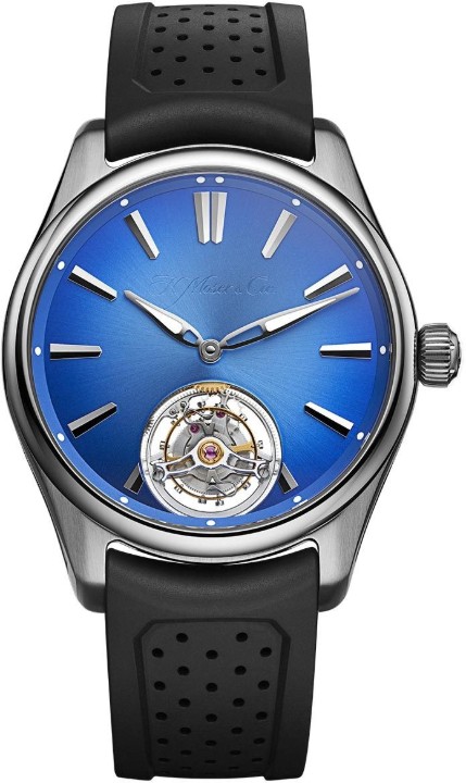 Obrázok z H. Moser & Cie Pioneer Tourbillon Arctic Blue