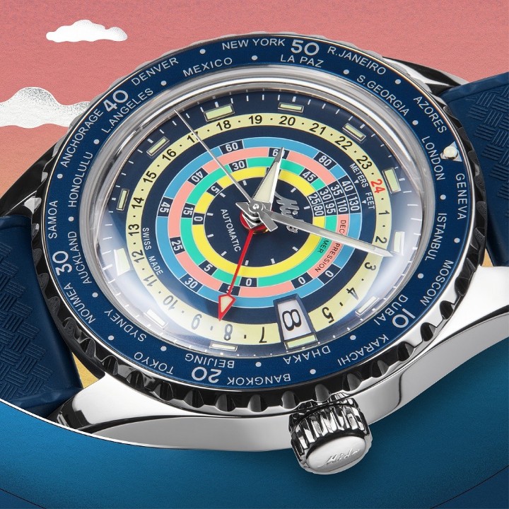 Obrázok z Mido Ocean Star Decompression Worldtimer Special Edition