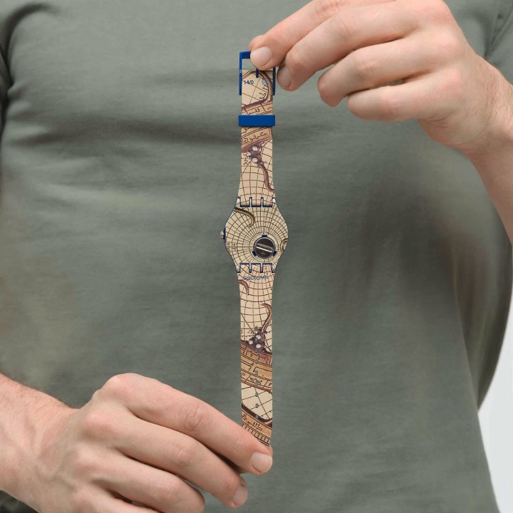 Obrázok z Swatch The Great Wave by Hokusai & Astrolabe