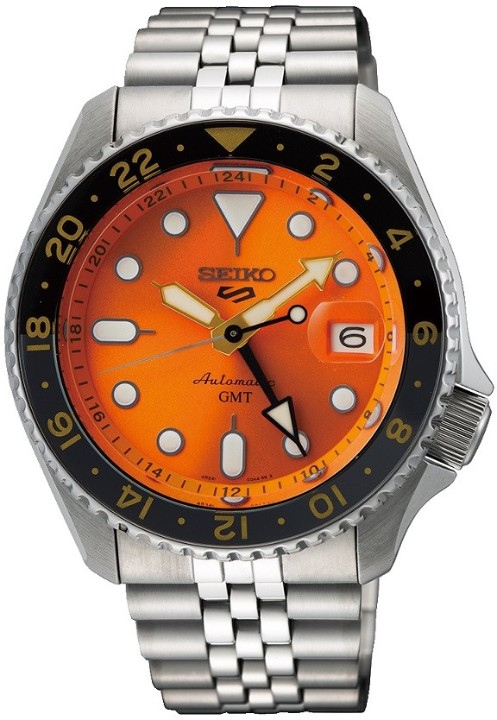 Obrázok z Seiko 5 Sports 'Mikan Orange' GMT