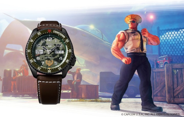 Obrázok z Seiko 5 Sports Street Fighter V Limited Edition GUILE - Indestructible Fortress