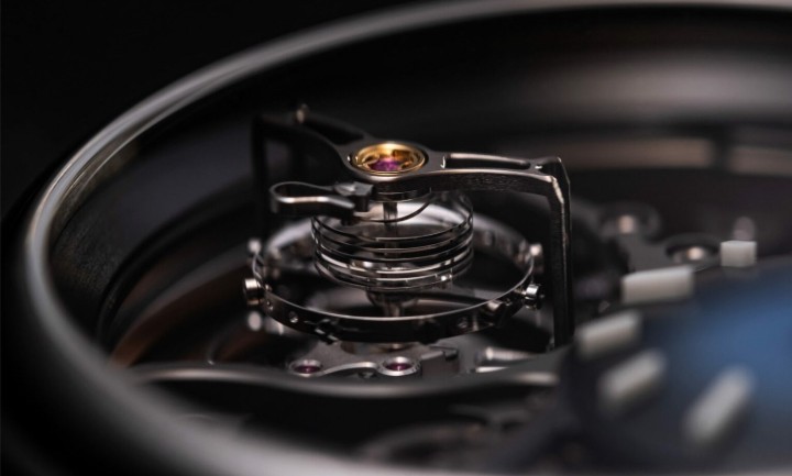 Obrázok z H. Moser & Cie Pioneer Cylindrical Tourbillon Skeleton