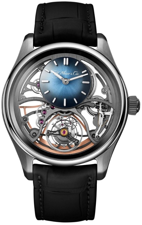 Obrázok z H. Moser & Cie Pioneer Cylindrical Tourbillon Skeleton