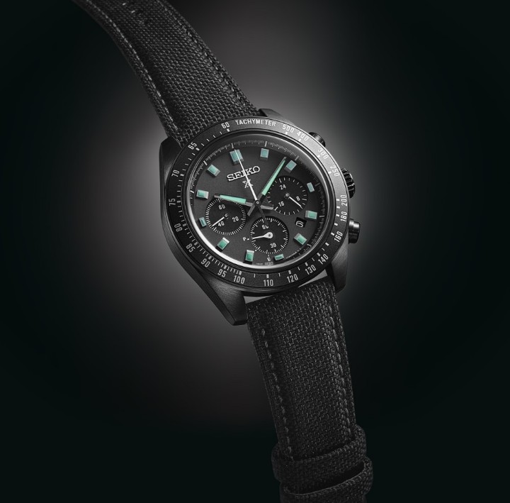 Obrázok z Seiko Prospex Speedtimer Solar Chronograph The Black Series ‘Night Vision’