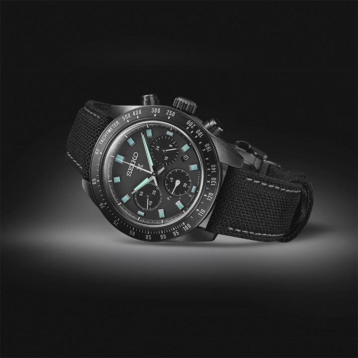 Obrázok z Seiko Prospex Speedtimer Solar Chronograph The Black Series ‘Night Vision’