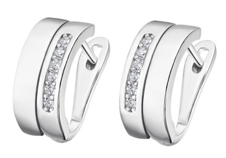 Obrázok z LOTUS SILVER náušnice PURE ESSENTIAL