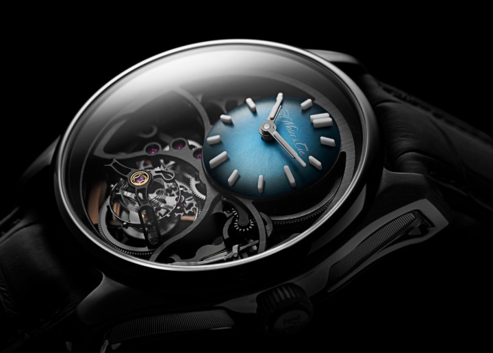 Obrázok z H. Moser & Cie Pioneer Cylindrical Tourbillon Skeleton