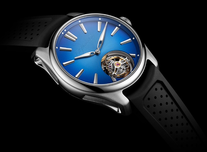 Obrázok z H. Moser & Cie Pioneer Tourbillon Arctic Blue