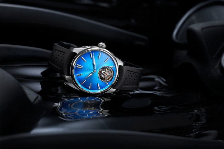 Obrázok z H. Moser & Cie Pioneer Tourbillon Arctic Blue