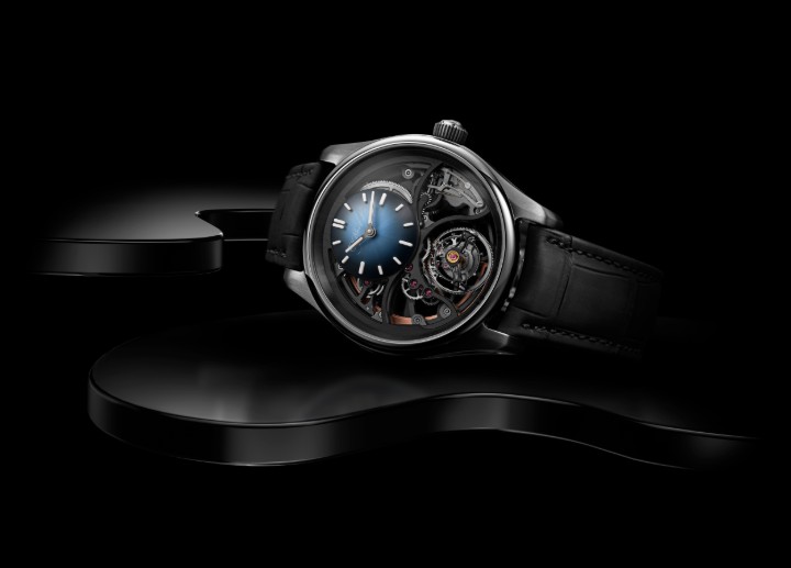 Obrázok z H. Moser & Cie Pioneer Cylindrical Tourbillon Skeleton