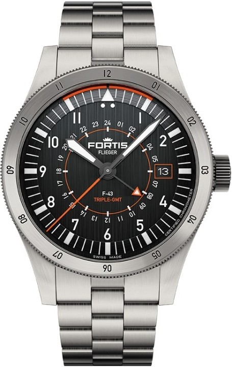 Obrázok z Fortis Flieger F-43 Triple GMT