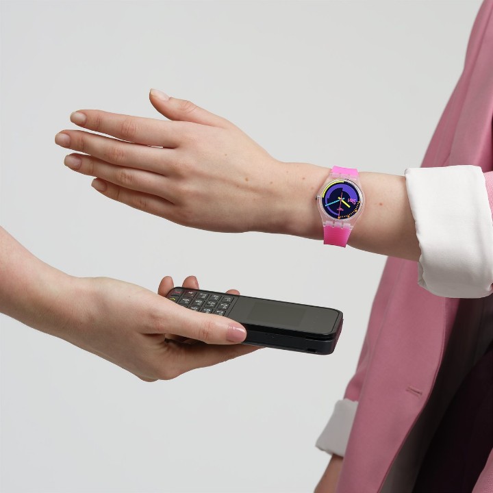 Obrázok z Swatch Neon Pink Podium Pay!