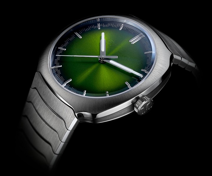 Obrázok z H. Moser & Cie Streamliner Centre Seconds Matrix Green