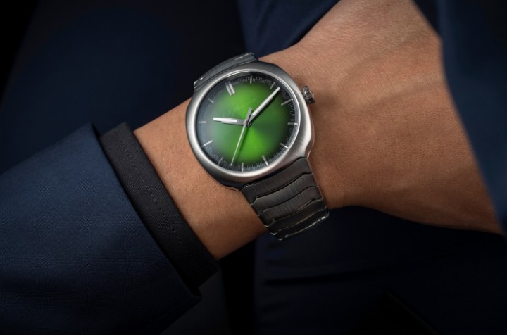 Obrázok z H. Moser & Cie Streamliner Centre Seconds Matrix Green