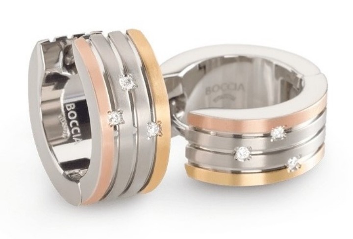 Obrázok z Boccia Titanium náušnice