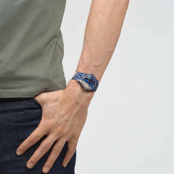 Obrázok z Swatch The Great Wave by Hokusai & Astrolabe