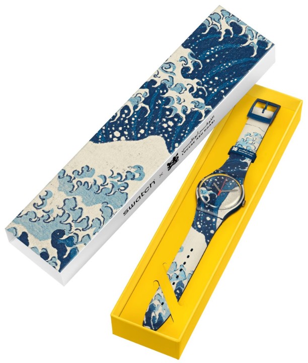 Obrázok z Swatch The Great Wave by Hokusai & Astrolabe