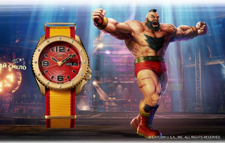Obrázok z Seiko 5 Sports Street Fighter V Limited Edition ZANGIEF - Iron Cyclone