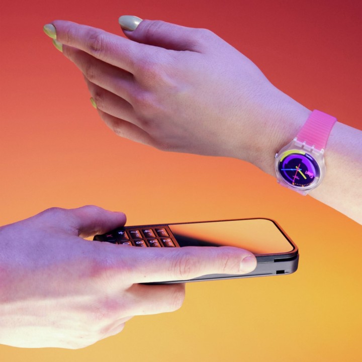 Obrázok z Swatch Neon Pink Podium Pay!