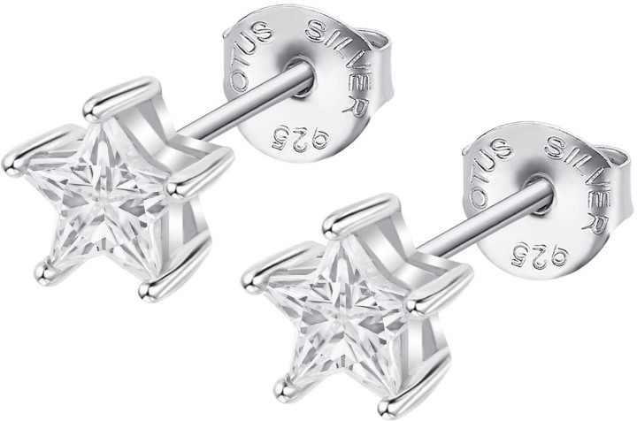 Obrázok z LOTUS SILVER náušnice 