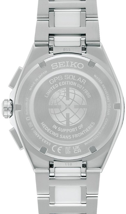 Obrázok z Seiko Astron GPS Solar Médecins Sans Frontières Limited Edition