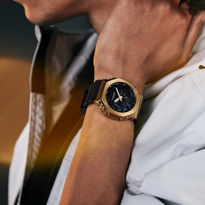 Obrázok z Casio G-Shock G-Steel Black x Gold Series