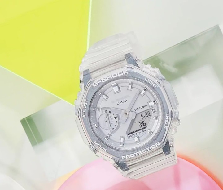 Obrázok z Casio G-Shock Mini Carbon Core Guard Skeleton x Metallic Dial