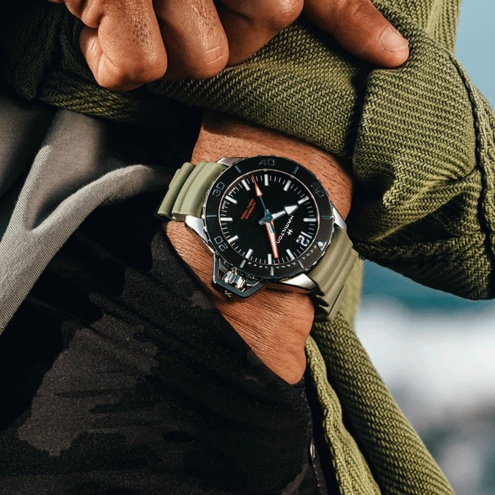 Obrázok z Hamilton Khaki Navy Frogman Auto