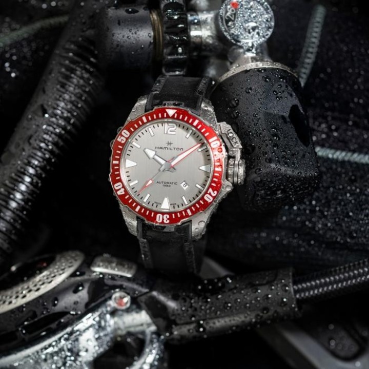 Obrázok z Hamilton Khaki Navy Frogman Titanium Auto