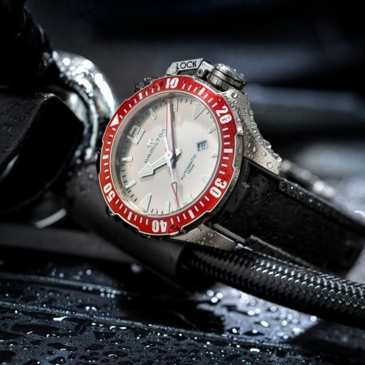 Obrázok z Hamilton Khaki Navy Frogman Titanium Auto