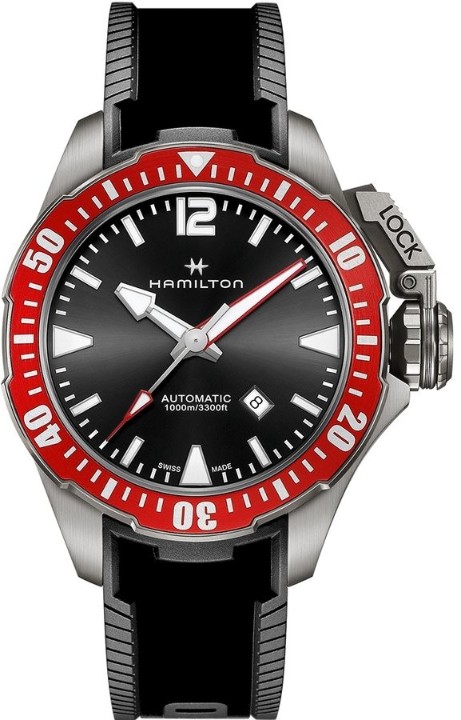 Obrázok z Hamilton Khaki Navy Frogman Titanium Auto