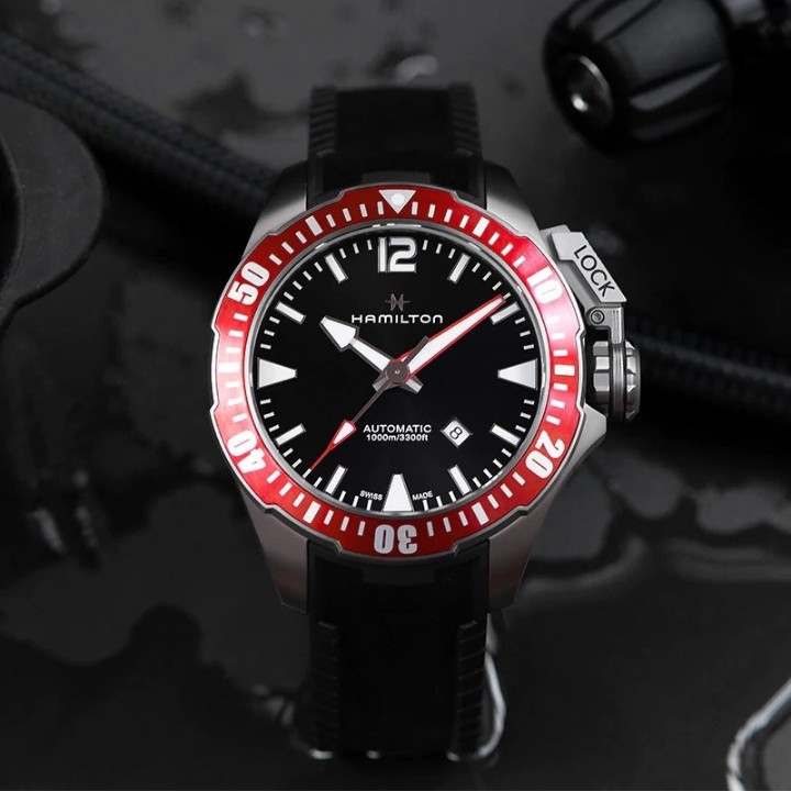 Obrázok z Hamilton Khaki Navy Frogman Titanium Auto