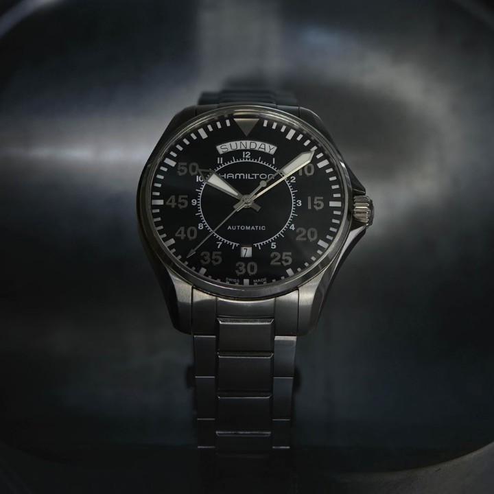 Obrázok z Hamilton Khaki Aviation Pilot Day Date