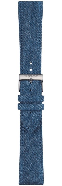 Obrázok z Textilný remienok modrý svetlý jeans 22/