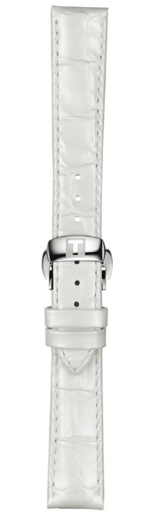 Obrázok z Kožený remienok biely imit. allig. 16/14