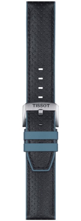 Obrázok z Kaučuk modrý + koža čierna 22/22