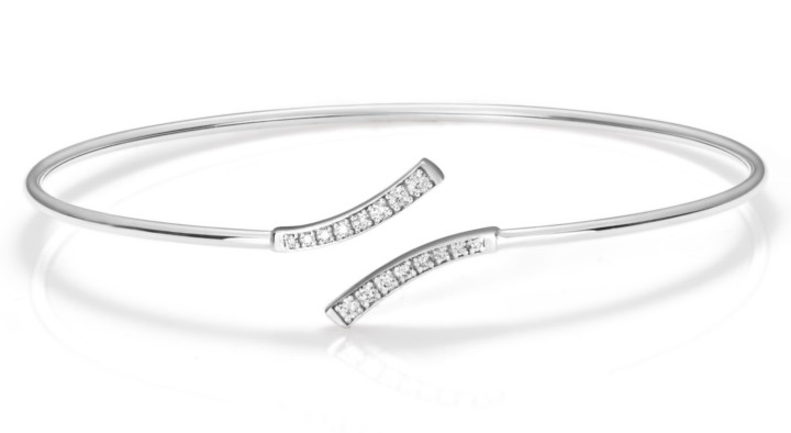 Obrázok z Náramok LOEE Pure z bieleho zlata s diamantmi