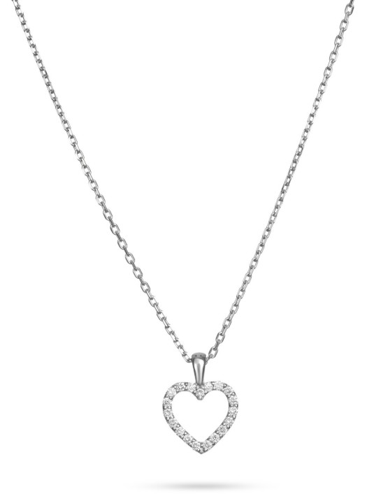 Obrázok z Prívesok LOEE Pure z bieleho zlata s diamantmi