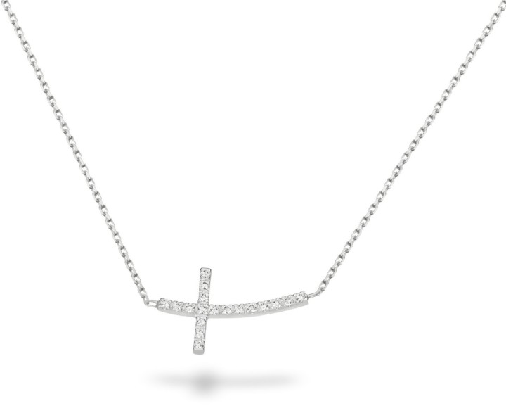 Obrázok z Náhrdelník LOEE Pure z bílého zlata s diamanty