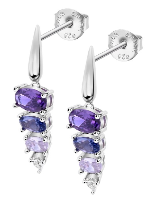 Obrázok z LOTUS SILVER náušnice 