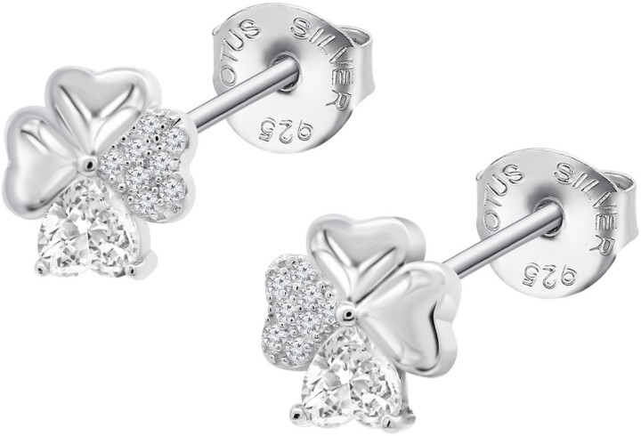 Obrázok z Náušnice Lotus Silver Mystic