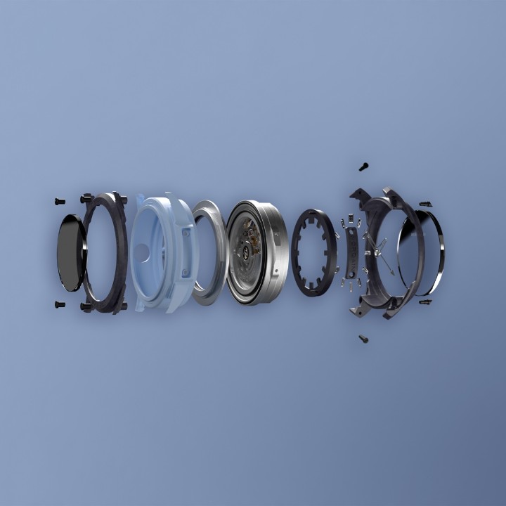 Obrázok z NORQAIN Independence Wild One Skeleton Ice Blue XS strap