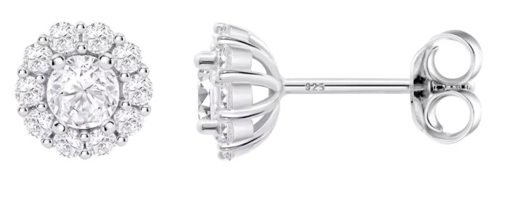 Obrázok z LOTUS SILVER náušnice 