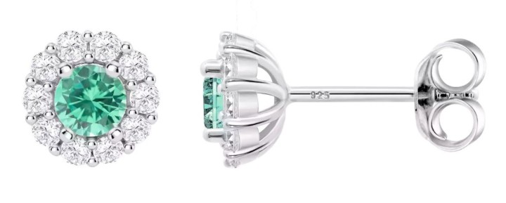 Obrázok z LOTUS SILVER náušnice 