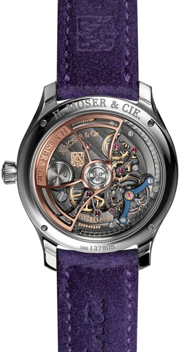 Obrázok z H. Moser & Cie Endeavour Centre Seconds Concept Purple Enamel