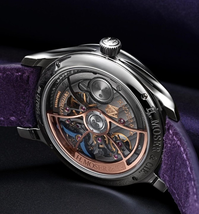 Obrázok z H. Moser & Cie Endeavour Centre Seconds Concept Purple Enamel