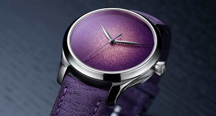 Obrázok z H. Moser & Cie Endeavour Centre Seconds Concept Purple Enamel