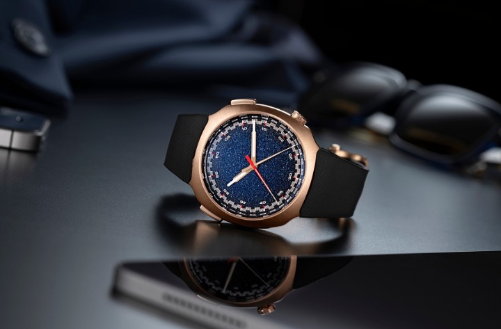 Obrázok z H. Moser & Cie Streamliner Flyback Chronograph Automatic Midnight Blue Fumé