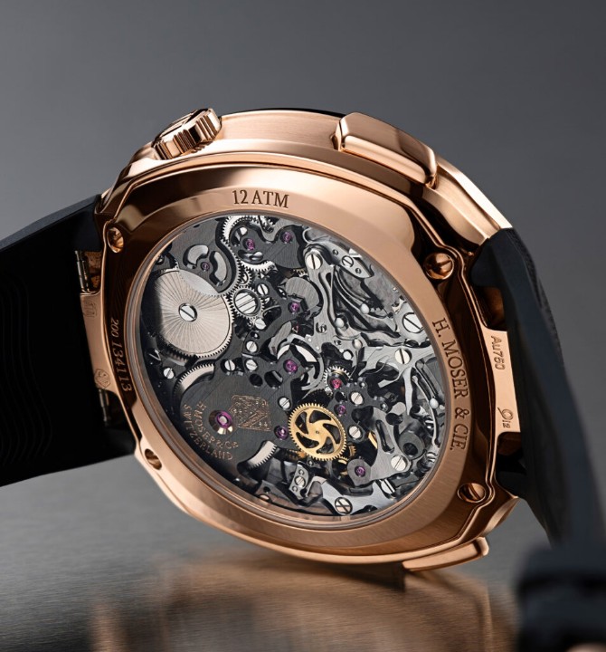 Obrázok z H. Moser & Cie Streamliner Flyback Chronograph Automatic Midnight Blue Fumé